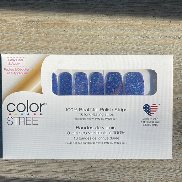 ColorStreet Manicure NailStrips MardiGras-Purple, Blue, SilverSparkles 2 for $18 - Picture 6 of 8